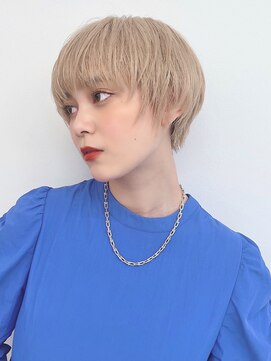 セイドット フクオカ(Say.FUKUOKA) 【Say.福岡】マッシュショート×ミルクティーベージュ×レイヤー