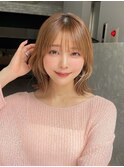 くびれボブ◎インナーカラー