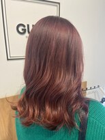 ギルド 東久留米店(GUILD)&nbsp;ツヤ感たっぷり大人可愛いレッドブラウン