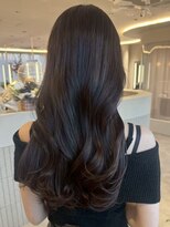 ビビバイベル(BiVi by BHEL)&nbsp;桑名ロングレイヤーカットハッシュカット透明感カラー重めロング