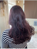 ボアップ 難波店(boappu)&nbsp;#プルエクステ#エクステ#ロングヘア#レッドカラー