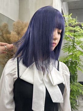 ギークス(GEEKS) 【GEEKS渋谷】全頭ブリーチ/ニュアンスカラー/伸ばしかけロング