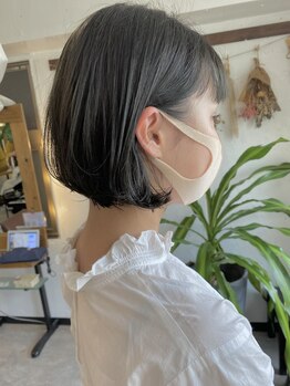 アウラ 長崎店(aura)の写真/全方向から見て美しいショート・ボブは【aura】にお任せください。似合せ×トレンドで理想のショートへ♪