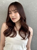 レーヴバイロンド 仙台(Reve by Lond)&nbsp;大人ガーリーミディアムレイヤーカット髪質改善前髪カット仙台