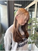 ミルクティーベージュ×グラデーションブラック