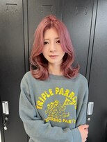 ジン(JIN)&nbsp;☆ピンクベージュ☆ラベンダーピンク☆くびれヘア☆久留米☆