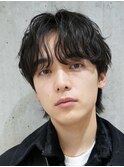 原宿メンズパーマフェザーパーマシャドウパーマセンターパート