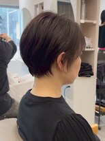 ソレ 森田店(SOLE.)&nbsp;透明感シアーブラウン/レイヤーカット/ナチュラルショート
