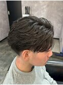 毛流れニュアンスパーマ