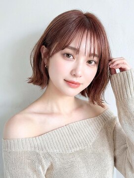 ソース 茶屋町(SOURCE) 艶髪♪小顔ミディアムボブ
