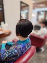 オレンジポップ 検見川浜南口店(ORANGE POP)&nbsp;前下がりショートマッシュ