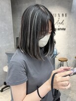 エル ヘアサロン なんば店(eL) シルバーハイライト.ティンセル/ポイントエクステ20本@AZUSA