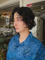 ハク メゾン(HaKU maison)&nbsp;センター分けレイヤーボブパーマ