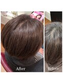 白髪染めも透明感仕上げのイルミナカラーで!
