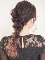 オヒアフォアプルメリア(OHIA for Plumeria)&nbsp;編みおろしアレンジ