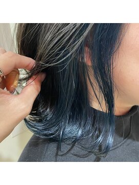 シャンプーボーイ ☆アッシュグレー×ディープブルー☆