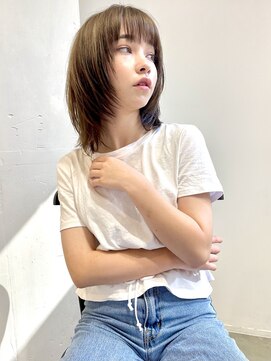 レトン 銀座(leton) 美髪/ホワイトグレージュ/大人かわいい/こなれミディ[銀座]