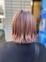 フラット 千葉(Flat.)&nbsp;ピンクベージュカラー/ショートボブ【千葉】