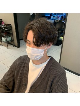 アイズ 海老名(AIZU) 波巻きスパイラルパーマツイストスパイラルパーマメンズマッシュ