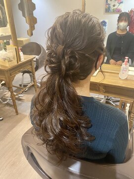 着付けヘアセット専門店 ウィズ(With) ルーズポニーテール