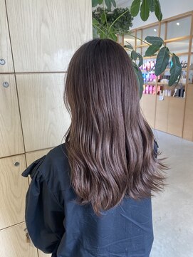 アドラーブル 万代店 (adorable) 【艶感ブラウン】くすみカラー　こなれミディアム　韓国風　10代