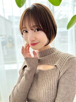 レイリー 原宿 表参道(Rayreee)&nbsp;大人可愛い丸みショート/サンドベージュ