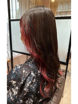 グランミーツ(Grand meets) 顔まわりチェリーピンクカラー