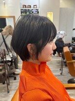 ラゴム 池袋(LAGOM)&nbsp;切りっぱなしボブ/美髪/ピンクブラウン[池袋/髪質改善]