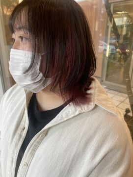 クロエ バイ ラヴィズム 小針店(CLOE by LUVISM) ウルフ×インナーカラー