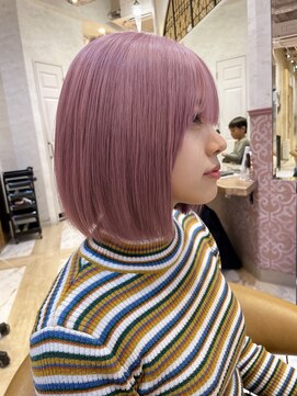 ロンドローズ 名古屋(Lond damaskRose) ダブルカラー ブリーチ 名駅 韓国 ボブ 髪質改善 縮毛矯正274