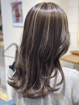 ヘアリゾート ルアーナ エルア(Hair Resort LUANA `elua) 髪質改善ケアブリーチ外国人風ハイライト☆中橋