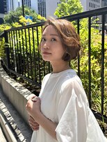 エンディアリング 東銀座(Endearing)&nbsp;★レイヤーカット イメチェン 美髪 ホワイトブロンド