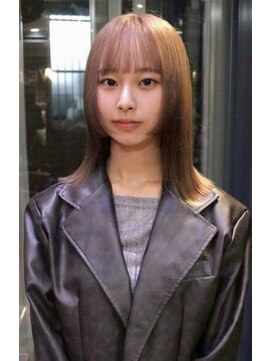 ステップボーンカットオオサカ(STEP BONE CUT OSAKA Via TICK-TOCK) 【ステップボーンカット】ハイトーン/ミルクティーベージュ