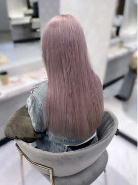 ジーナ 名駅(XENA.) 《karen》ペールピンク/ピンクベージュ/透明感カラー/韓国ヘア