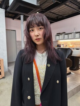 アマーク(a mark) 【松本　華】大人おしゃれなダークパープル◆