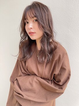 エイム(AiM) チョコレートブラウン/レイヤーカット
