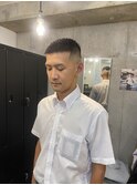 メンズカット短髪フェードスキンフェードクロップバズカット