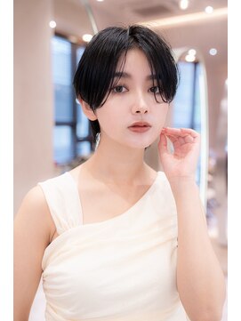 ケアリー 練馬(Carelly) デザインカラー/レイヤーカット/ウェットヘア/オリーブベージュ