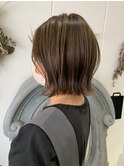 切りっぱなしボブ