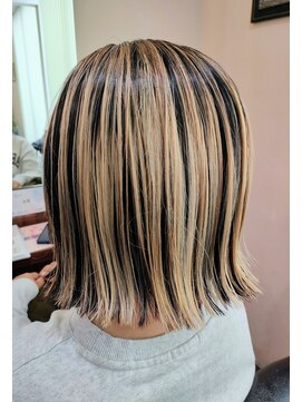 ハイトーン＋ロートーン ボブ