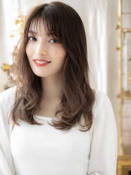 カバーヘアアンドスパ ブリス 浦和(COVER HAIR&SPA bliss) 外国人風シースルーバングニュアンスパーマh4浦和20代30代40代