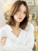 カバーヘア ブリス 北浦和(COVER HAIR bliss)&nbsp;カーテンバングくびれヘアひし形顔回りカットc7北浦和20代30代