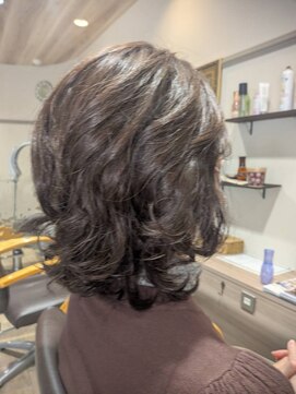 ヘアーズファイン(hair's fine) 冬の大人女子◎ゆるふわボブレイヤー×丸み