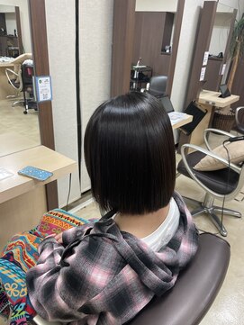 美容室ステラ 東大宮店 切っぱなしボブ