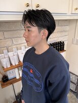 タヒエメンズ 谷町(tahie Men’s)&nbsp;刈り上げセンターパート  谷町 松屋町