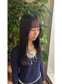 暗髪×パールグレー♪