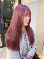 フラム 渋谷(flamme)&nbsp;◯【ブリーチ1回】くすみピンク