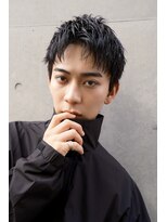メンズヘア ガーデン 銀座(Men's hair GARDEN)&nbsp;センターパート曲がる縮毛矯正フェザーパーマ銀座一丁目