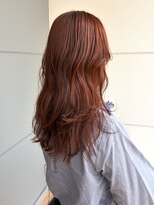 ヘアーアイストゥーレ(HAIR ICI TRE)&nbsp;ブリーチなしカラーピンクレッドラベンダーオレンジ  担当渡辺聖