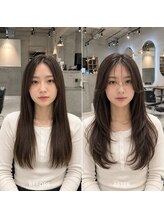 大人可愛い似合わせロングヘア